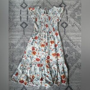 Patrons of Peace Floral Smocked Top